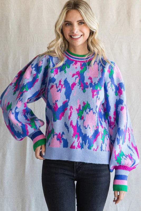 Color Me Fun Sweater - Lavender