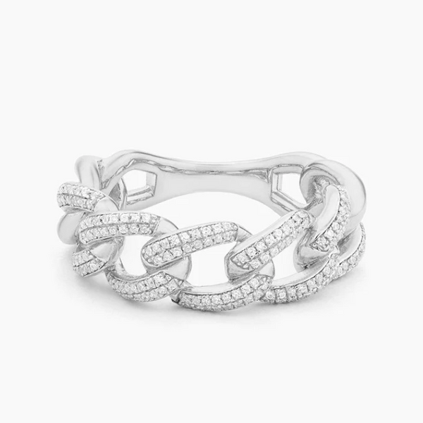 Stronger Together Stackable Ring - Silver