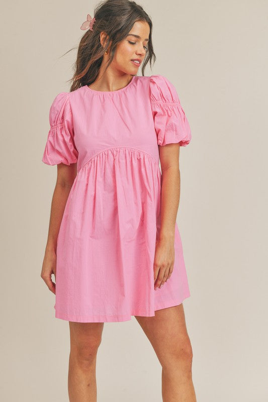 Sunday Brunch Dress - Cool Pink