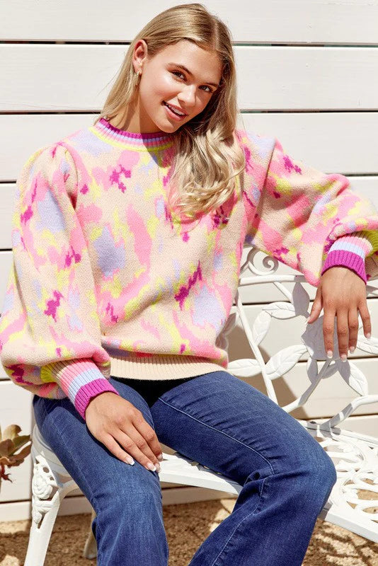 Color Mix Sweater