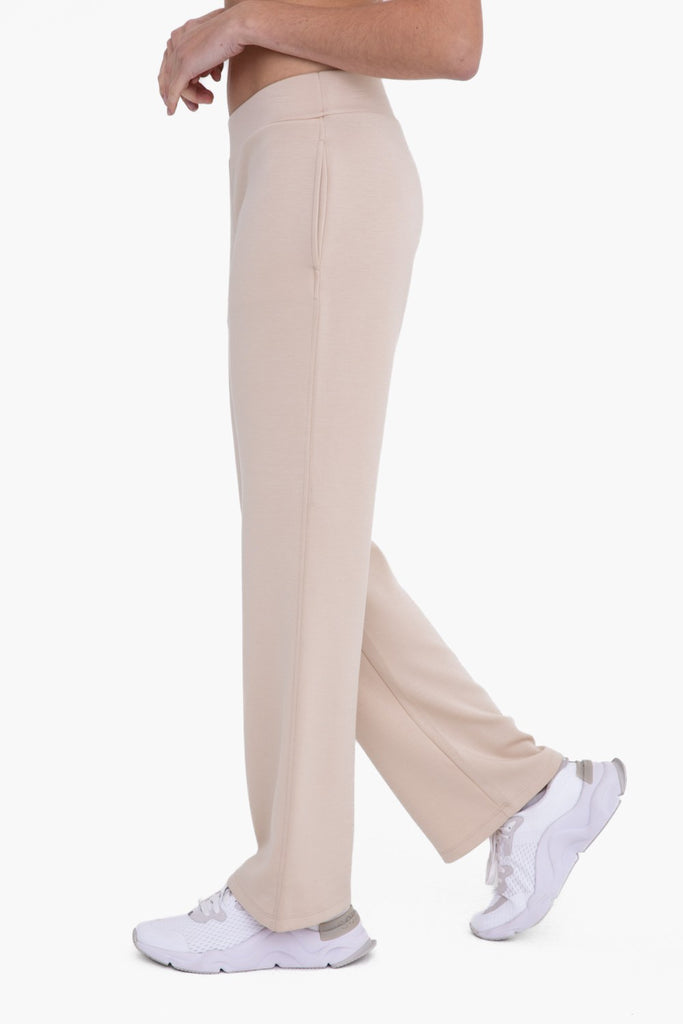 Natural Elevated Flare Lounge Pant
