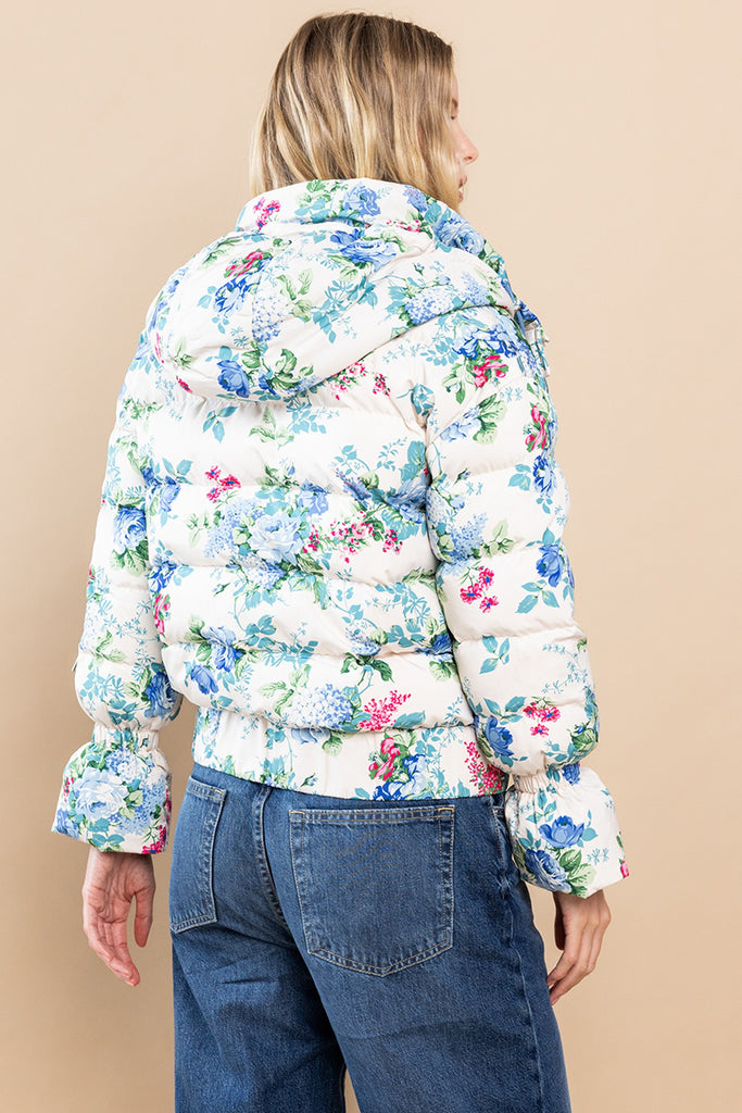Perfectly Puffed Floral Jacket