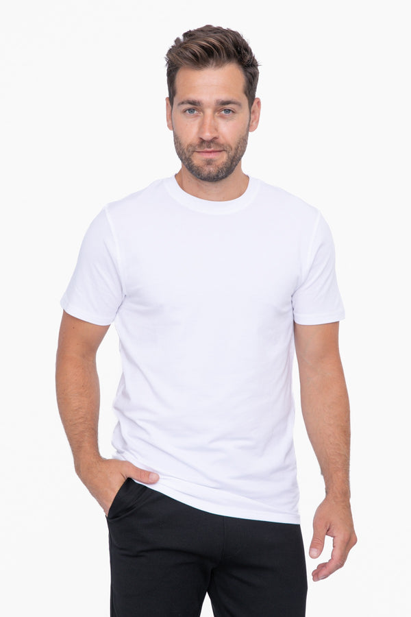 Men's Short Sleeve Top - White