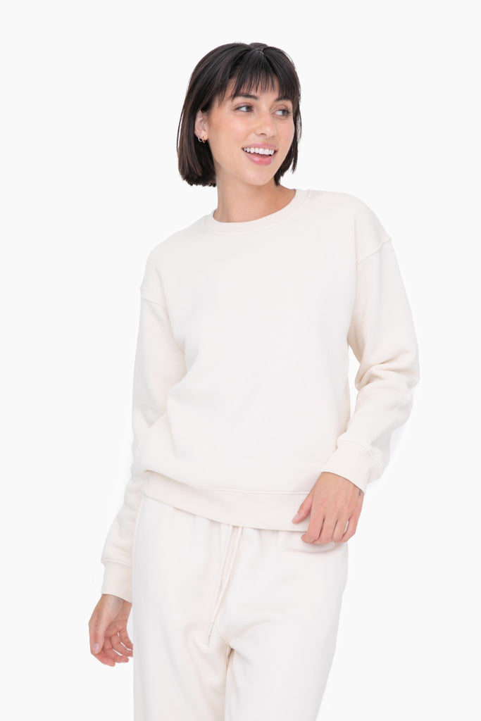 Classic Fit Sweatshirt - Pearled Ivory