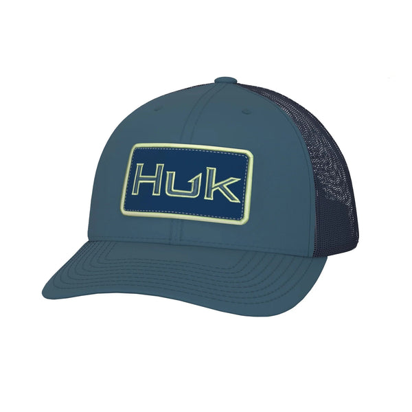 Huk Bold Patch Trucker Hat (Quiet Harbor)