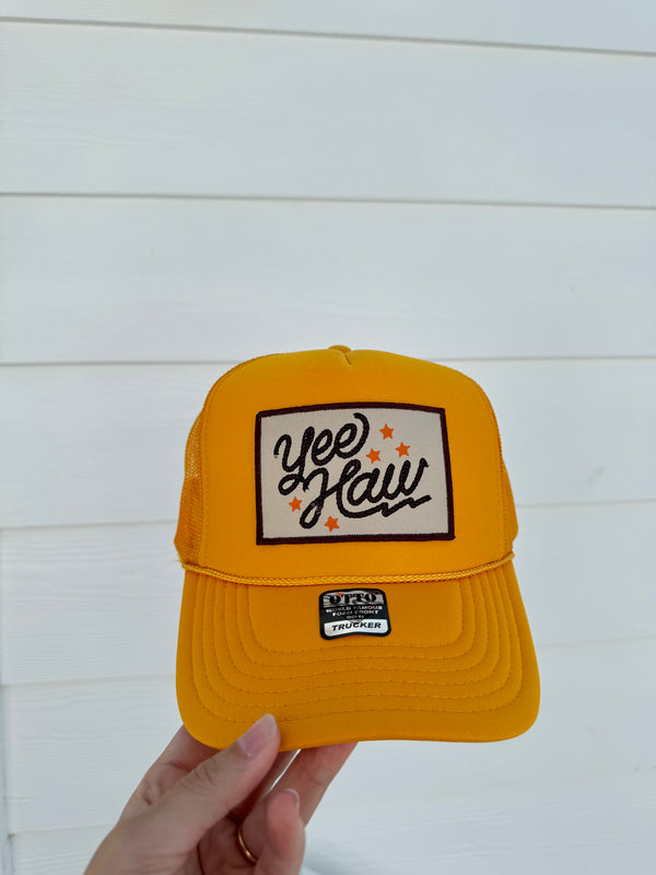 Yea Haw Trucker Hat (Gold)
