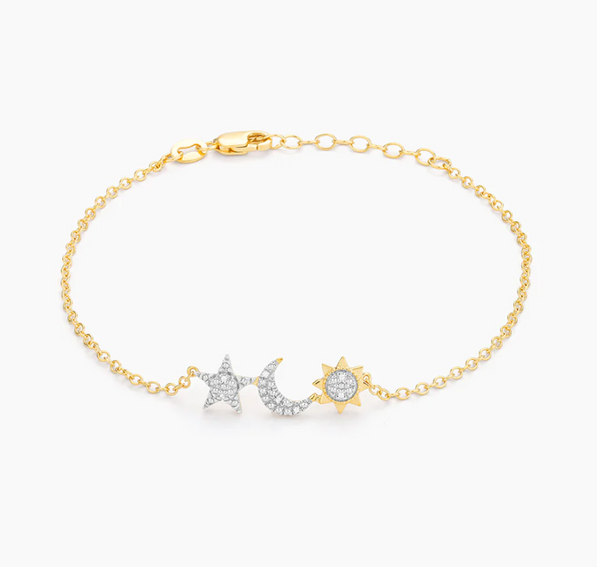 Ella Stein Sun Moon Stars Bracelet