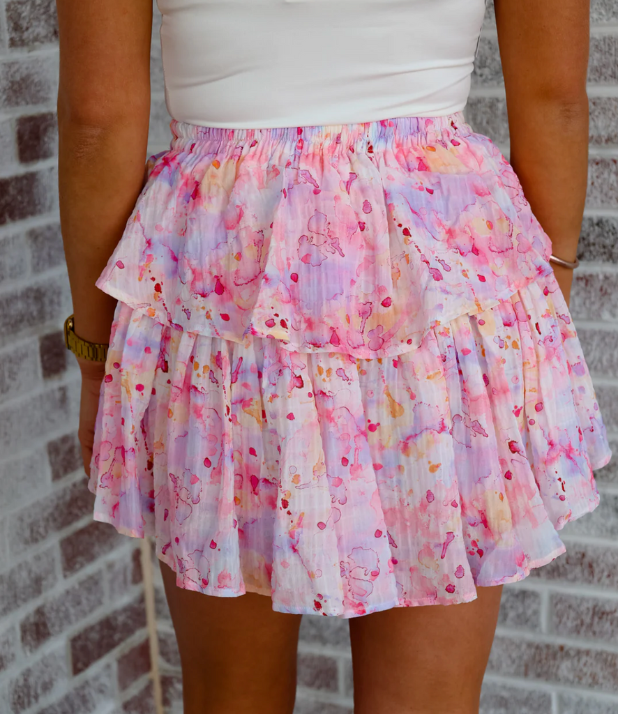 Paint Lite Pink Fiona Skirt