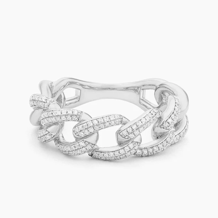 Stronger Together Stackable Ring - Silver
