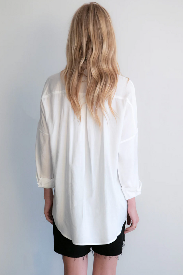 Marne Button Up Blouse - White