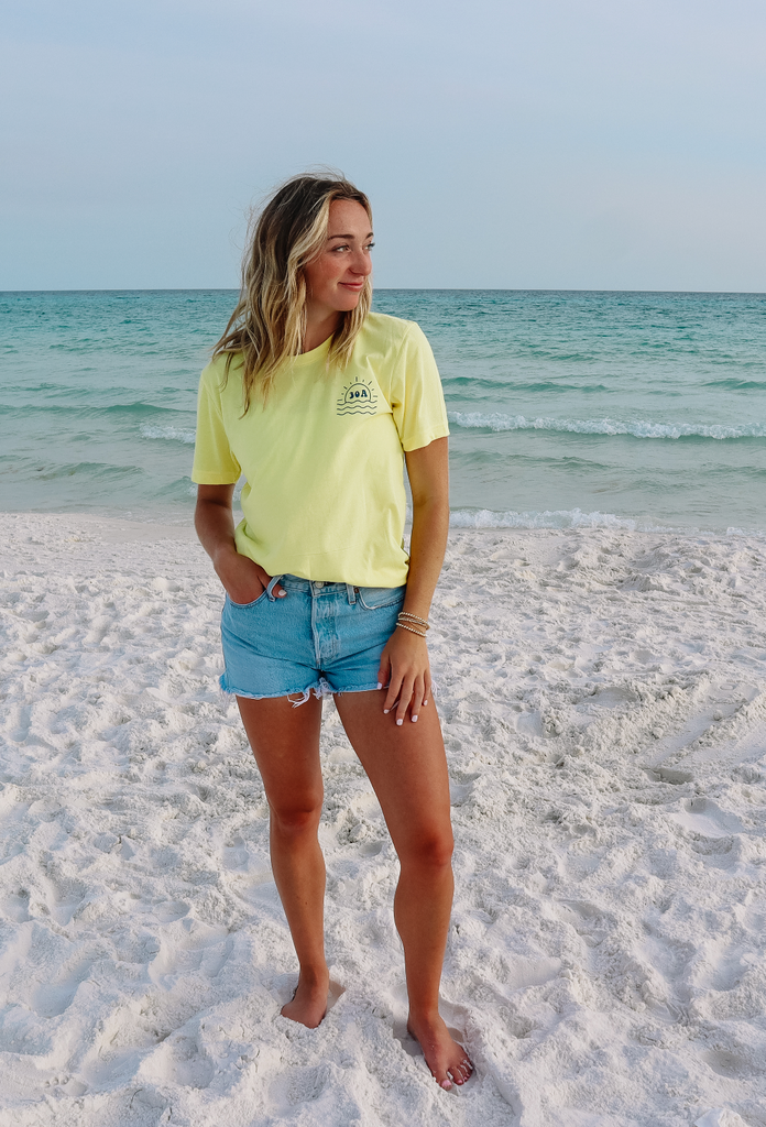 More 30A Days Tee - Yellow