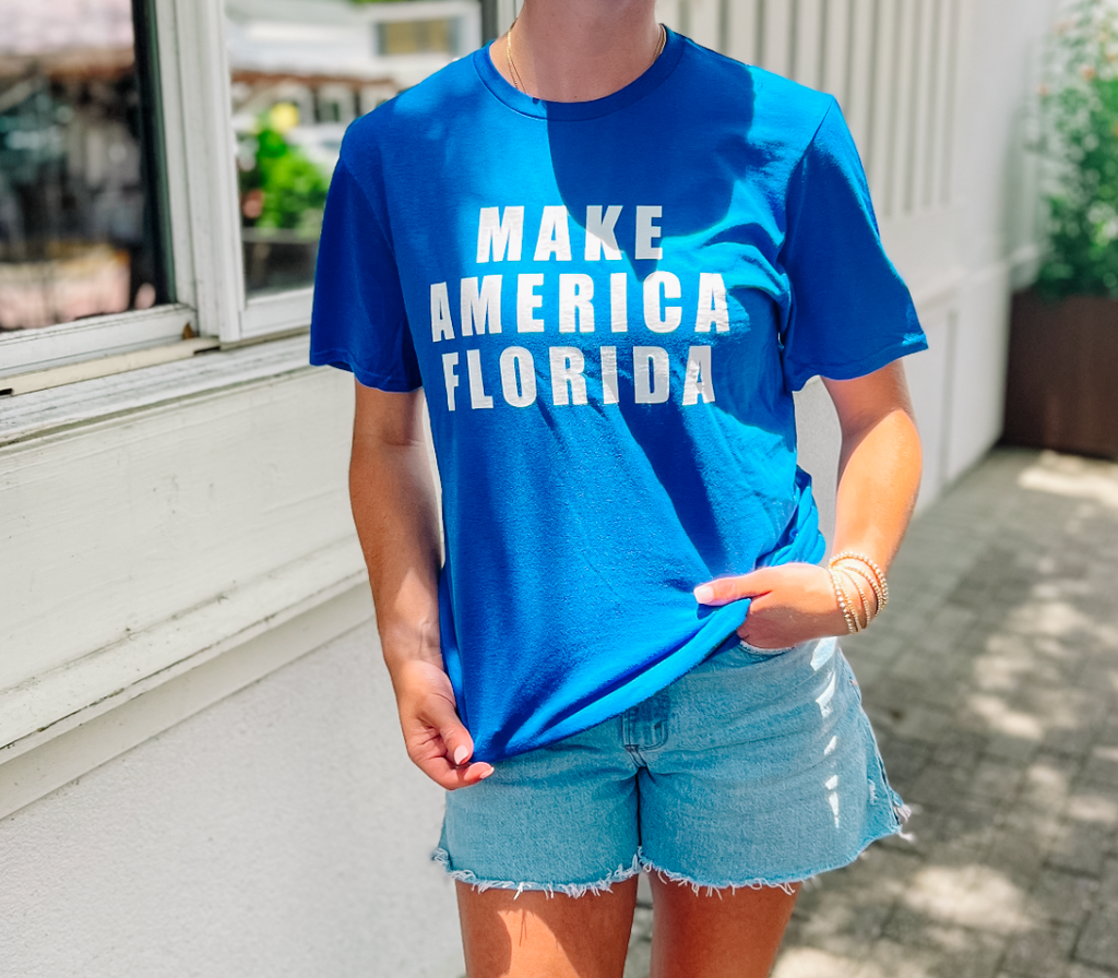 Make America Florida Tee - Blue