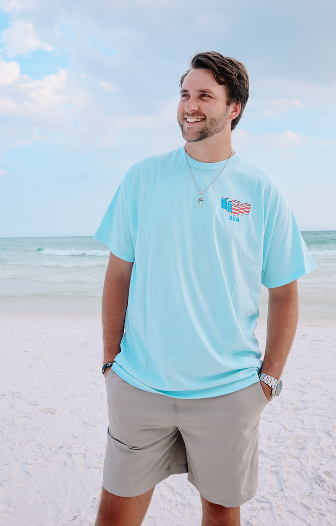30A Beer Pong Flag Tee