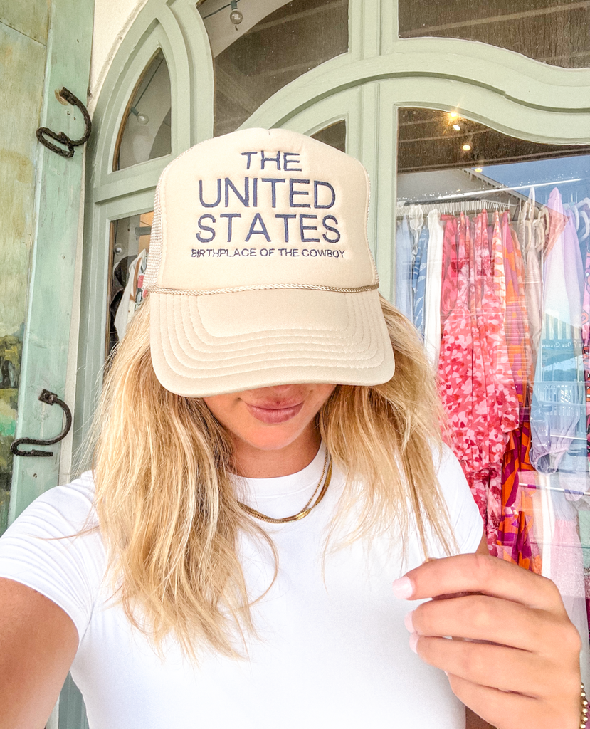 United States Embroidered Hat
