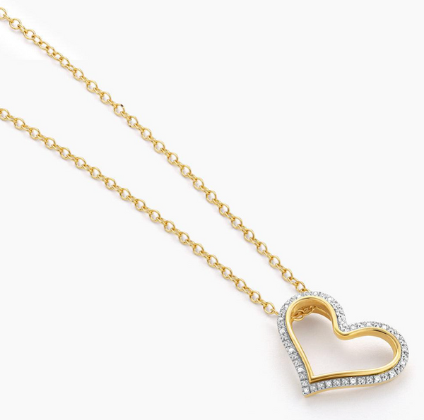 Spead Love Pendant Necklace (Gold)