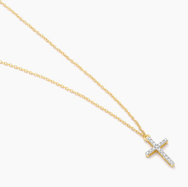 Believe Cross Pendant Necklace