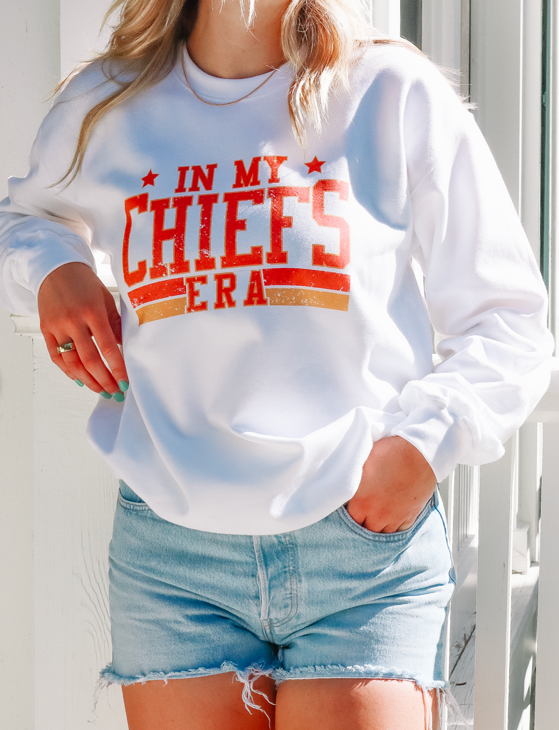 Chiefs Era Sweatshirt - White