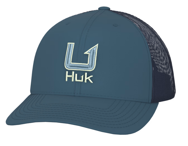 Huk Filled Barb U Trucker Hat (Quiet Harbor)