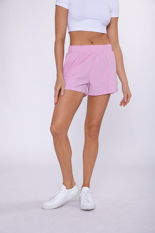 Lined Athletic Short - Pink