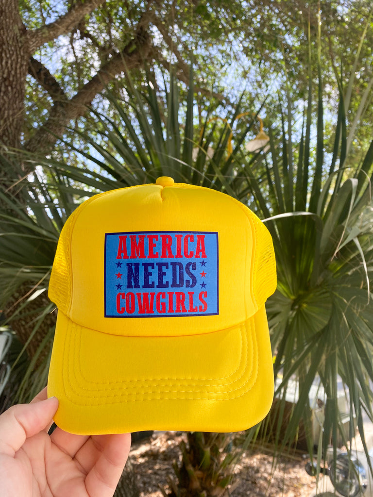 America Needs Cowgirls Hat