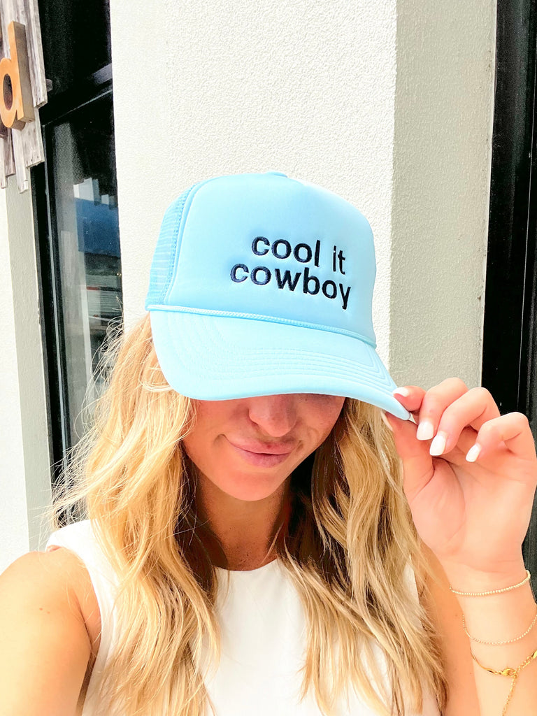 Cool It Cowboy Embroidered Hat