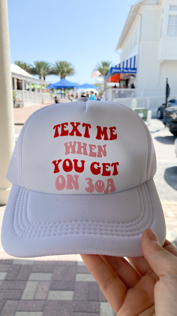 Text Me 30A Hat