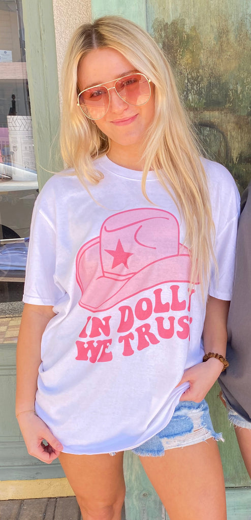In Dolly We Trust Oversized Tee