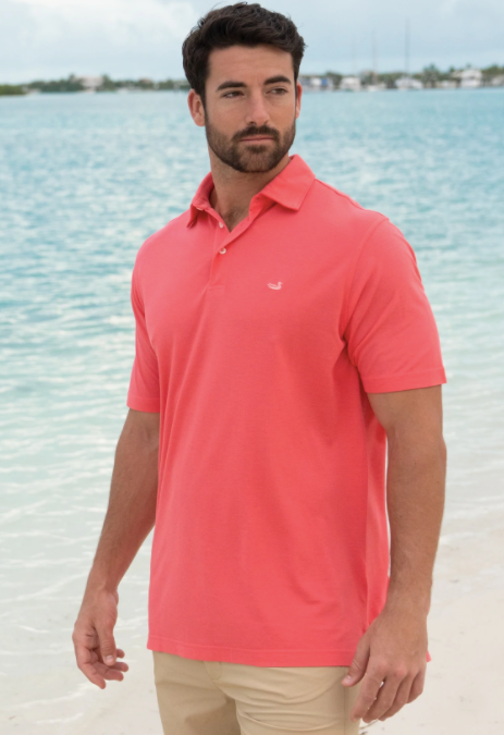 MarshLUX Polo - Coral