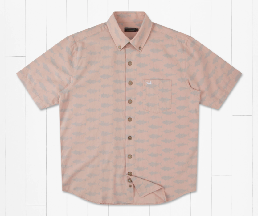 Pescado Linen Shirt - Camellia