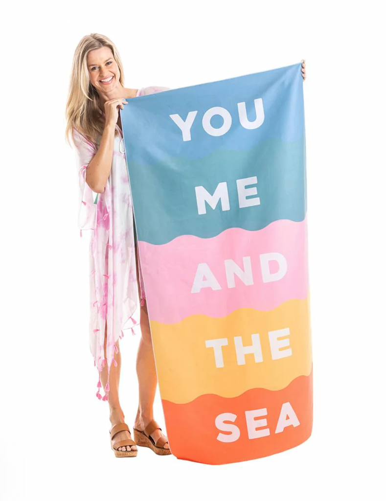You Me And The Sea Quick Dry Towel
