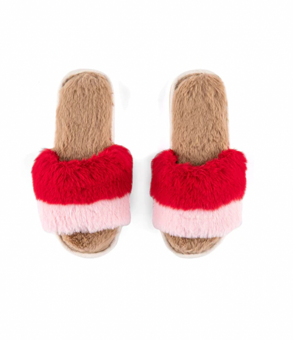 Red/Pink Mora Slippers