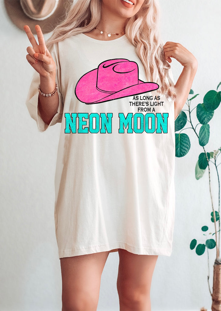 Neon Moon Oversized Tee