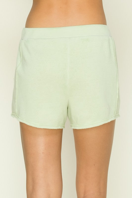 Posie Sweat Shorts - Pastel Green