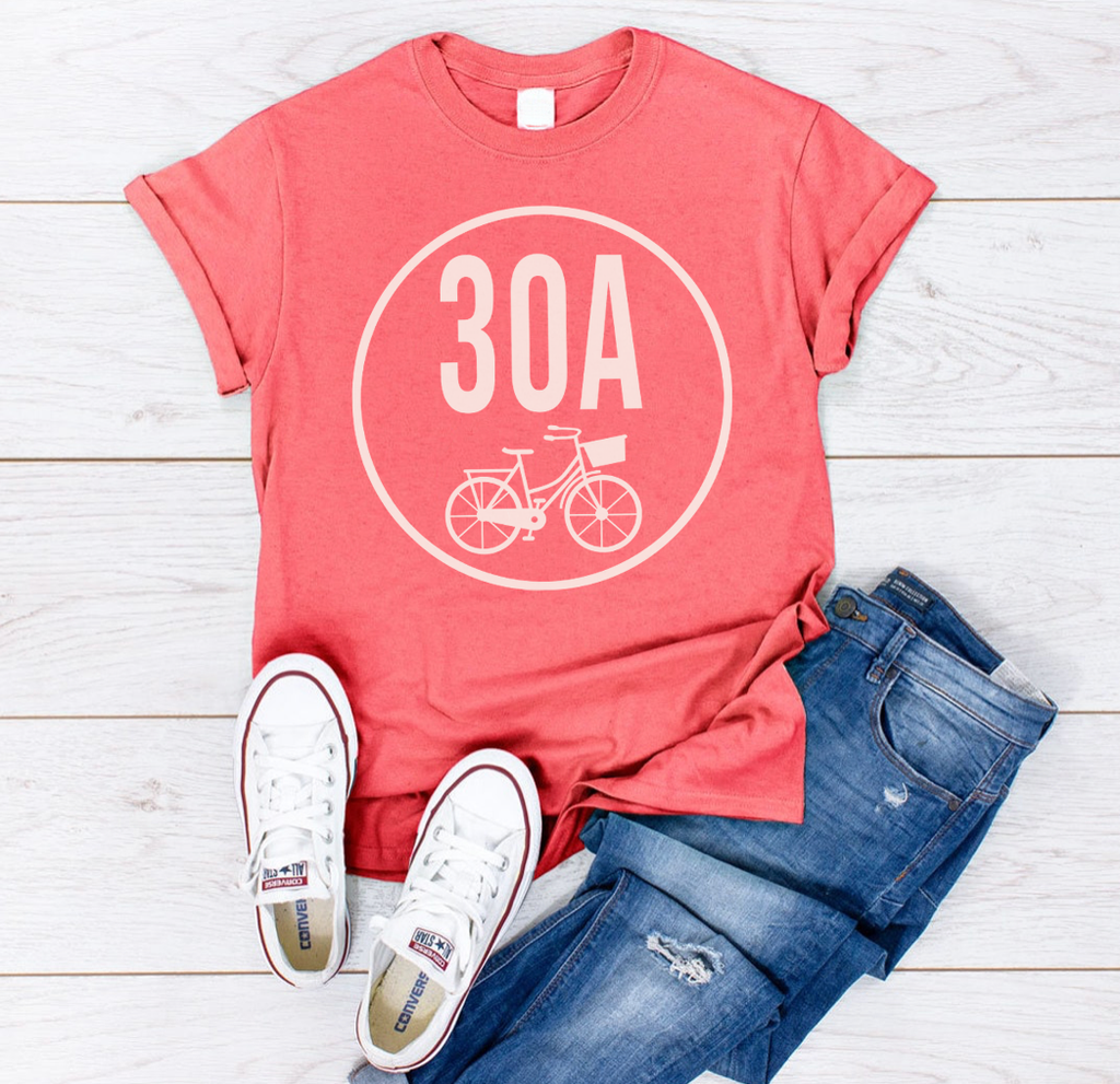 Ride Around 30A Bicycle Tee