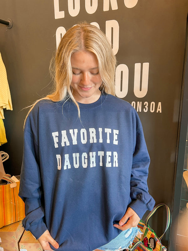 Favorite Daughter Sweatshirt - Navy