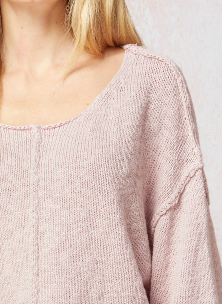 Soft Lavender Knit Sweater