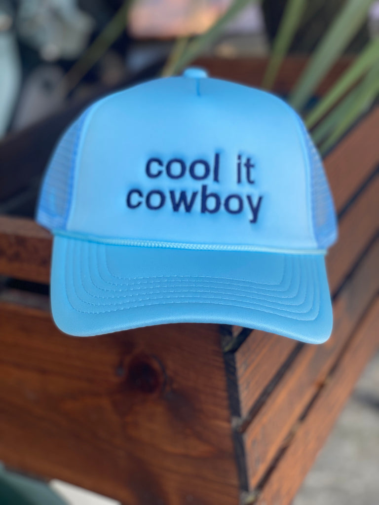Cool It Cowboy Embroidered Hat