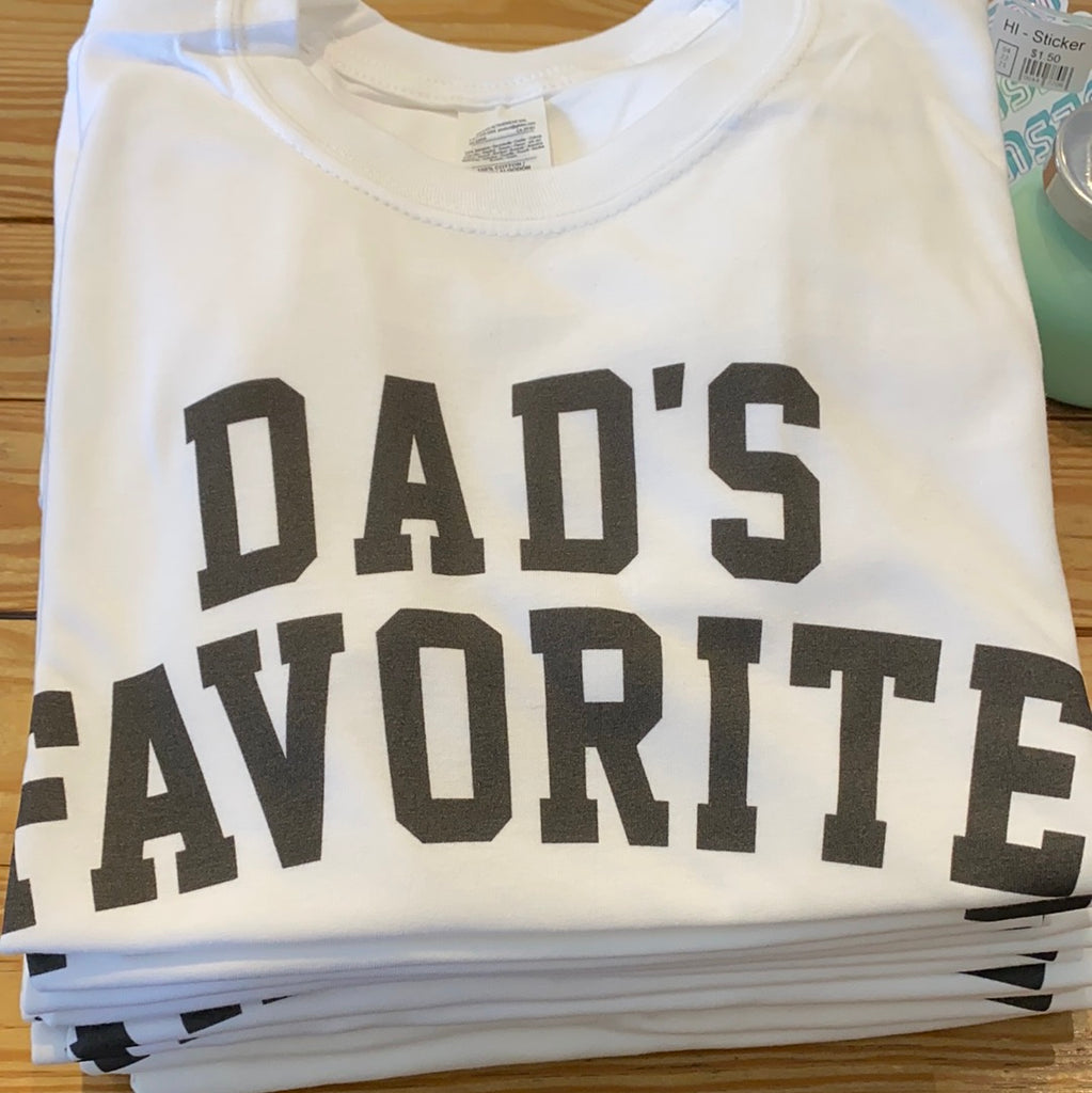 Dad’s Favorite Tee - White