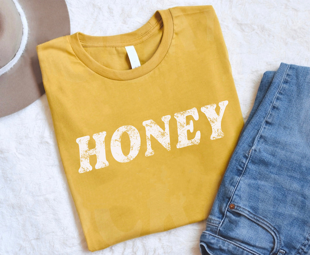 Honey Tee - Mustard